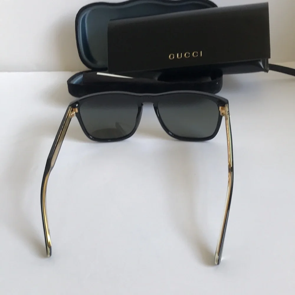 Gucci Gg0911s 001 Men's Black Sunglasses - Classic Square Frame